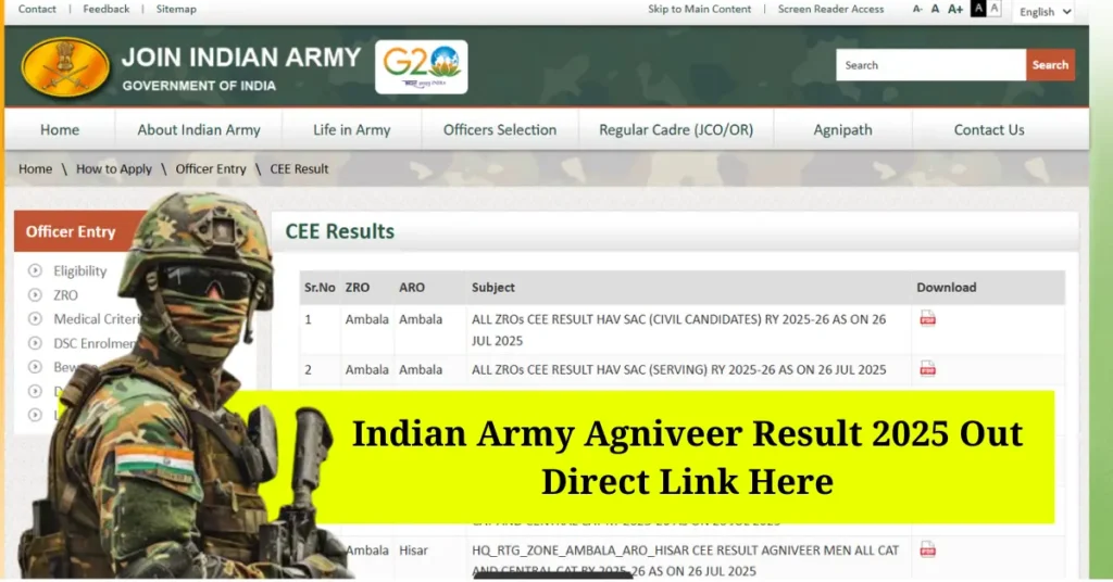 indian-army-agniveer-result-2025-out-direct-link-here